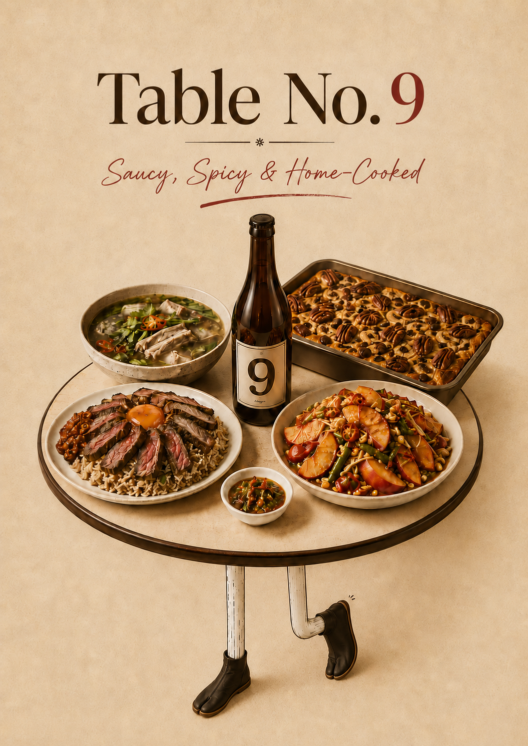 Table No. 9 cookbook cover